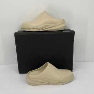 1017 Alyx 9SM Mono slide clog mule sand leather wedge chunky tan shoe new 39 9